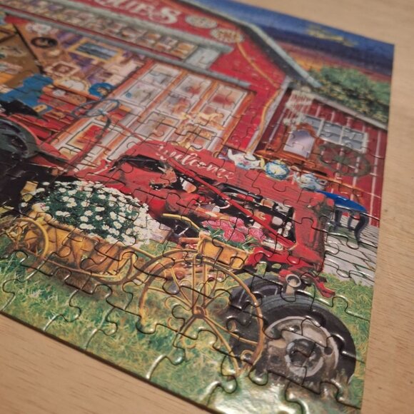 Glow Puzzle Seek Find Hidden Images Bonus 500 Piece Farm Antiques Tractor Thrift - Picture 5 of 11